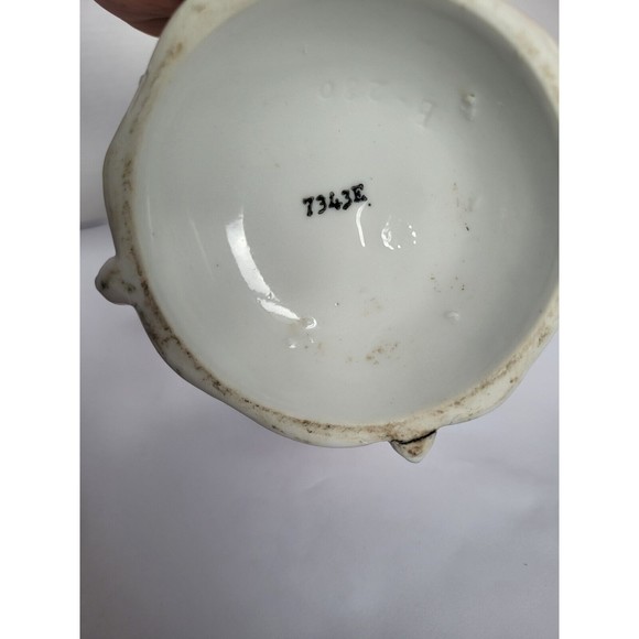 Lot of 2 Antique Porcelain Hand Painted Floral Compote Moriage Gold Dish Japan - Picture 7 of 13